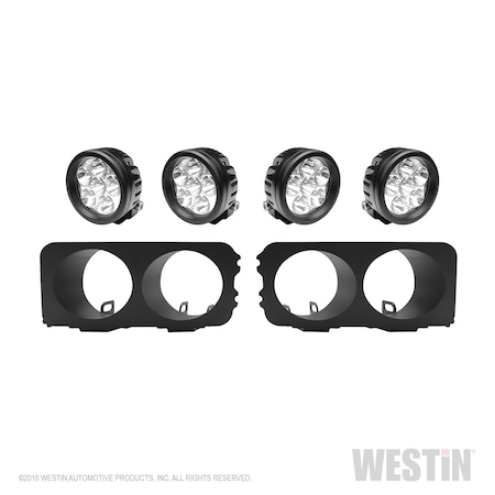 Westin Outlaw/Pro-Mod Bumper Light Kit Round 58-9905
